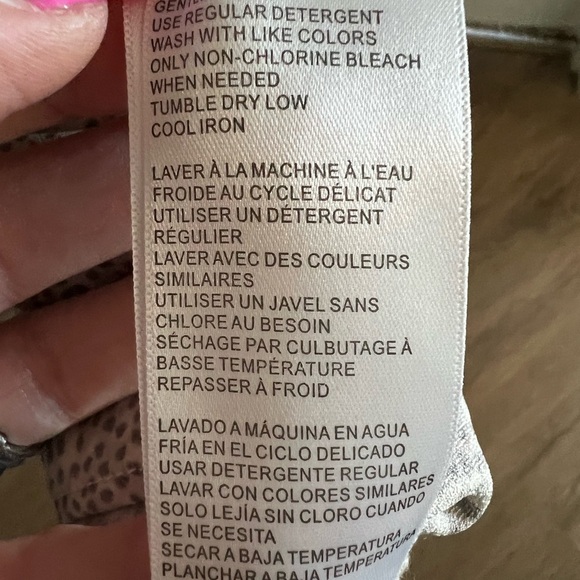 Halston Heritage Textured Long Sleeve Dress in Beige - Picture 5 of 6